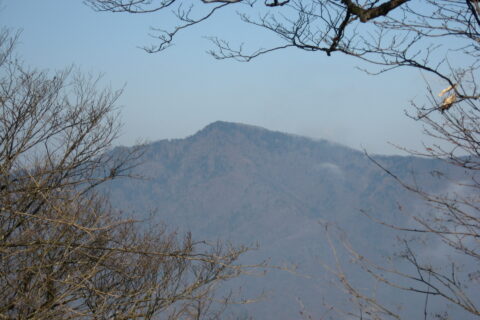 鷹ノ巣山付近から撮影した芋ノ木ドッケ