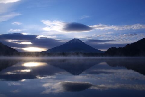 Mt.Fuji and Lake Motosu