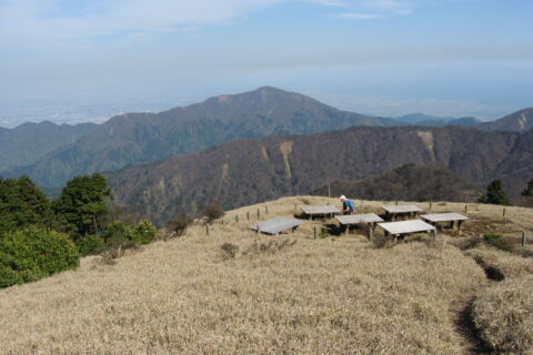 竜ヶ馬場より大山