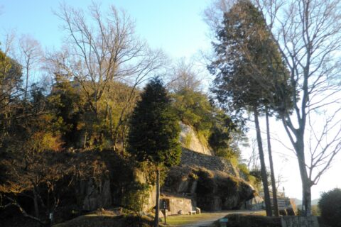 Site of Naegi Castle in Nakatsugawa, Gifu.