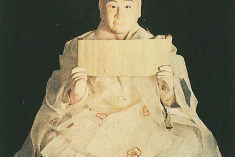 富木日常座像（天正年間造立）