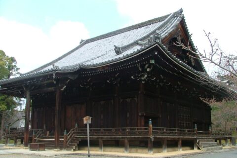 Building of the Ninna-ji temple in Kyoto