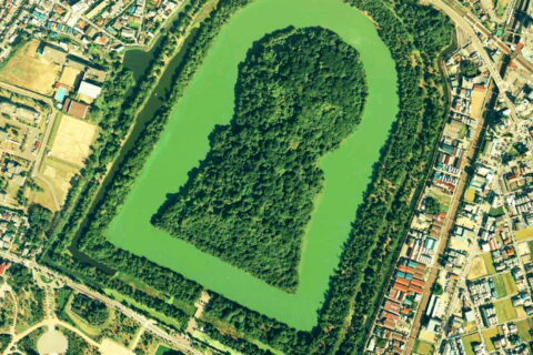 Daisen-Kofun, the tomb of Emperor Nintoku, Osaka