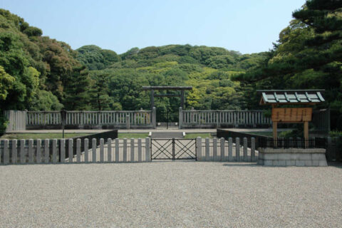 Daisen-kofun in Sakai, Osaka, Japan, wellknown as the tomb of Emperor Nintoku