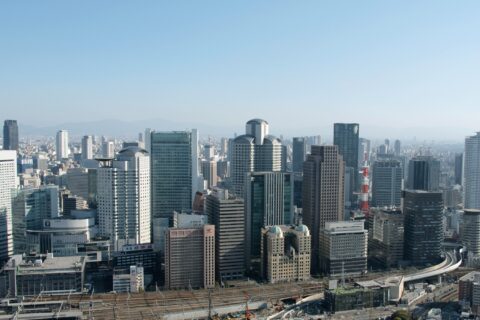 西梅田地区所在地：ja:大阪府ja:大阪市北区