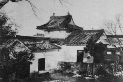Ogaki Castle, Ogaki, Gifu, Japan, before air raid of 29 July 1945