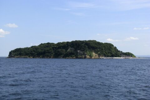 猿島。