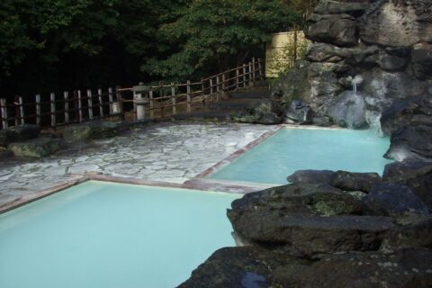 高湯温泉・玉子湯 「天渓の湯」。
