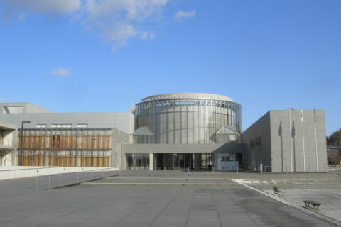 ​東北歴史博物館。日本国、宮城県、多賀城市。エントランスホール。