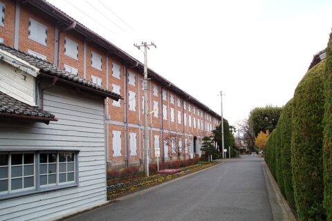 The East Cocoon Warehouse at Tomioka Silk Mill, built in 1872.