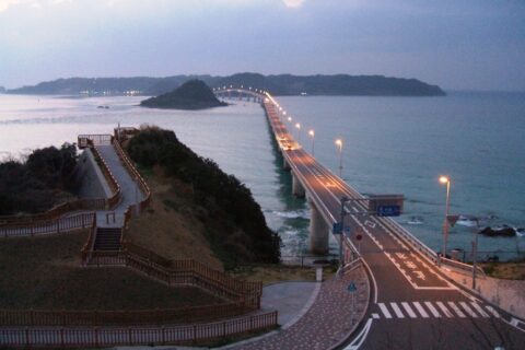 ​角島大橋（本土側から本人撮影）2006年2月26日