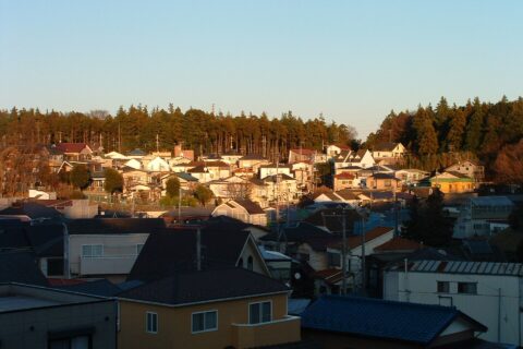View of a neighborhood within a short walk of Soubudai-mae trian station