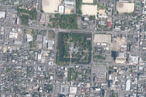 ​八代宮 空中写真