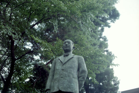 米内光政像 ／ 盛岡八幡宮